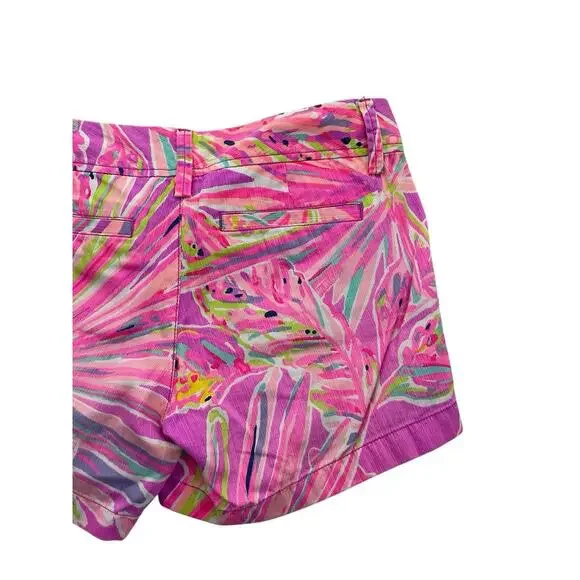 Lily Pulitzer Callahan Short Zipper and Button Front and Back Pockets Size 2 - Picture 10 of 11